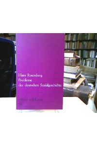 Probleme der deutschen Sozialgeschichte.   - edition suhrkamp 340.
