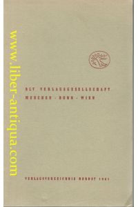 Verlagsverzeichnis Herbst 1961