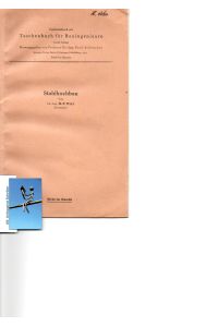 Stahlhochbau.   - Sonderdruck aus 'Taschenbuch für Bauingenieure - Zweite Auflage'.