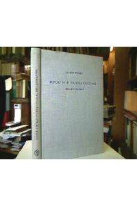 Hugo von Hofmannsthal.   - Bibliographie des Schrifttums 1892-1963.