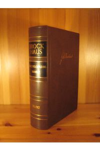 Brockhaus Enzyklopädie, 19. Auflage, Luxus-Ausgabe in Echtleder (Schafsleder), 1986 - 1994, Bd. 7 (EX - FRT), 1988 (im Scbhuber)