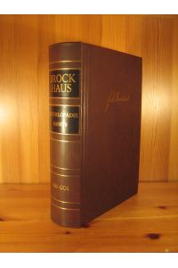 Brockhaus Enzyklopädie, 19. Auflage, Luxus-Ausgabe in Echtleder (Schafsleder), 1986 - 1994, Bd. 8 (Frau - GOS), 1989 (im Schuber)