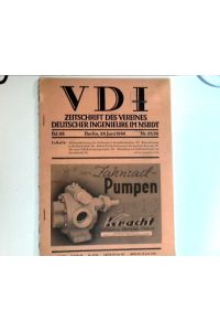 VDI, Zeitschrift des Vereines Deutscher Ingenieure im NSBDT : Nr. 25/26, 1944