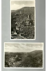 2 Ansichtskarten Manderscheid (Blick vom Schauinsland) + Luftkurotz Manderscheid (Die beiden Burgen - Eifel)