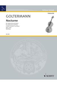 Nocturne a-Moll op. 115/3  - (Serie: Cello-Bibliothek), (Reihe: Edition Schott)
