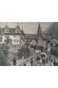 Schwitz. Holzstich, um 1850. 16 x 23 cm.