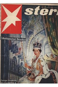 Stern. (Illustrierte). Nr. 21 vom 23. Mai 1965.   - Titelthema u.a.: Farbiger Sonderteil Elizabeth II.