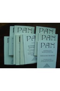 PAN - Musik- und Theater-Antiquariat Heiner Rekeszus. 15 Kataloge ca. 1985 - 1995. Mit detaillierter Werkbeschreibung und Preisangabe. Mit Abbildungen im Text und auf Tafeln.