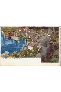 Torbole, vom Monte Baldo.   - Farbige Litho-Künstlerpostkarte  Nr. 2706 nach Vorlage von Michael Zeno Diemer