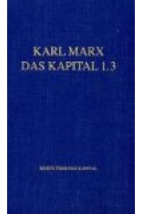 Buch. 1. 3. , Briefe über das Kapital / [ed. Bearb. und Kommentierung: Rolf Hecker]