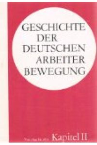 Geschichte Der Deutschen Arbeiterbewegung, Kapitel 2, Von 1849 - 1871