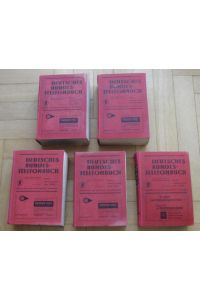 Deutsches Bundestelefonbuch 1965 - 5 Bände, vollständig mit insgesamt rund 10200 Seiten !!