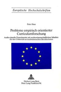Probleme empirisch orientierter Curriculumforschung  - [