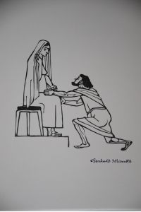 Nausikaa. Original-Graphik signiert