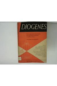Diogenes Internationale Zeitschrift für die Wissenschaften vom Menschen. Toynbee-Sonderheft 13.