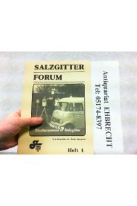 Straßennamen in Salzgitter. Salzgitter Forum Heft 1.