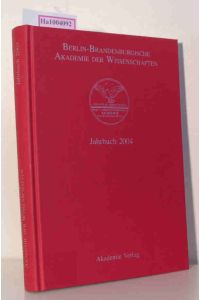 Berlin-Brandenburgische Akademie der Wissenschaften Jahrbuch 2004  - (vormals Preußische Akademie der Wissenschaften)