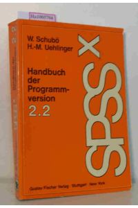 SPSSx - Handbuch der Programmversion 2. 2.