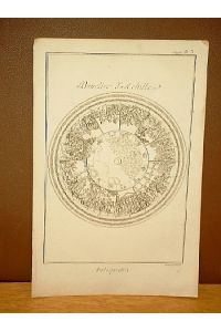 Bouclier d` Achille. ( Kupferstich von Benard aus der Enzyklopädie von Denis Diderot und D'Alembert auf Büttenpapier, Paris 1765 ff - Supplement Planche 3 aus der Blattfolge *Antiquites*. ). . .