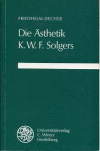 Die Ästhetik K. W. F. Solgers