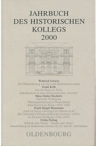 Jahrbuch des Historischen Kollegs 2000.