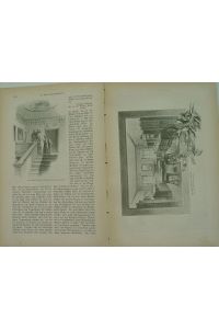 Weimar Ein Gang durchs Goethehaus; 22-seitiger Artikel mit 11 Abbildungen; 1889