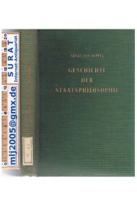 Geschichte der Staatsphilosophie in Hauptkapiteln. II. Band.