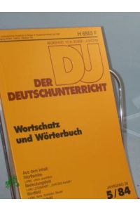 5/1984, Wortschatz und Wörterbuch
