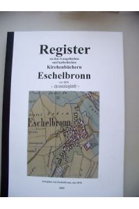Eschelbronn Kirchenbücher chronologisch vor 1870/2003