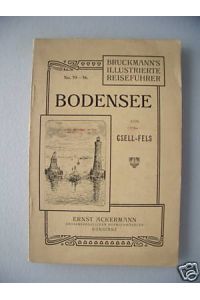 Bodensee von Gsell-Fels 1909 Illustrierter Reiseführer