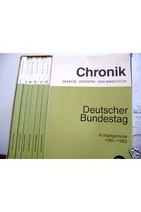 7 Bücher Chronik Deutscher Bundestag Debatten Gesetze