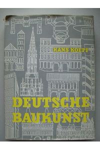 2 Bände Deutsche Baukunst 1956 Von der Römerzeit bis zur Gegenwart Architektur