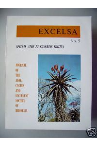 Excelsa No. 5/1975 Aloe Cactus Succulent Rhodesia