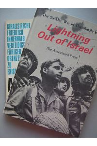 2 Bücher Lightning Out of Israel Israels Recht Sichere anerkannte Grenzen