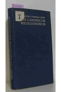 Ius canonicum religiosorum.