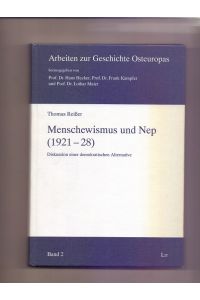Menschewismus und Nep (1921-28): Diskussion einer demokratischen Alternative.