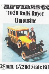 Rolls Royce 1920 - Limousine mit Chauffeur - Zinnbausatz - 1:72