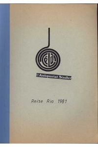 Reise Rio 1981  - Text maschienengeschrieben und hektographiert.