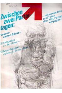 Der neuerer. 5/71 A. Zwischen zwei Parteitagen. Zeitschrift. Mit zahlreichen Fotos und Abbildungen sowie einer Einbandzeichnung von Werner Heisig.