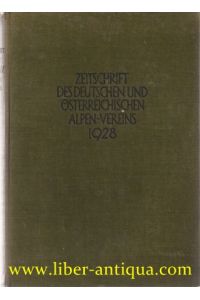 Zeitschrift des Deutschen und Österreichischen Alpenvereins Band 59