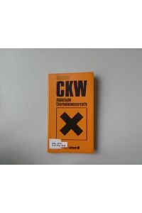 CKW - Aliphatische Chlorkohlenwasserstoffe.