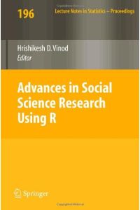 Advances in Social Science Research Using R (Lecture Notes in Statistics / Lecture Notes in Statistics - Proceedings)