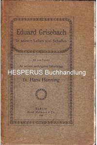 Eduard Grisebach