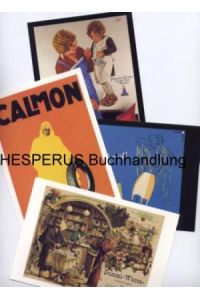8 historische Werbe-Postkarten von Gummi-Waren