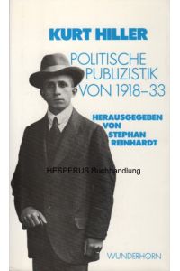 Politische Publizistik von 1918-33