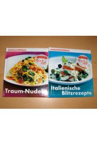 Traum-Nudeln / Italienische Blitzrezepte *. 2 Bände.