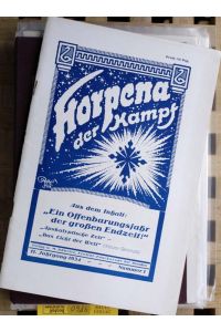 HORPENA - Der Kampf - Heft 1 -12. 1934. 11. Jahrgang. 12 Hefte. Plus Einband.