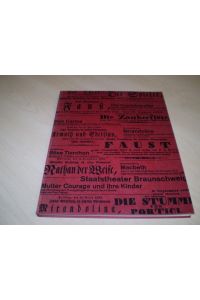 Spielplangestaltung der Theater 1802 und 1968 von den Braunschweiger Intendanten August Klingemann und Hans Peter Doll.