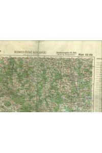 Generalkarte von Mitteleuropa. Sonderausgabe VII. 1941. Blatt 32/49. Maßstab 1 : 200 000.