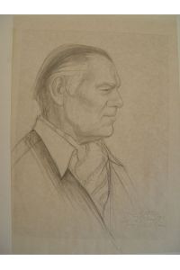 Porträt eines Mannes. Signiert und datiert 1979